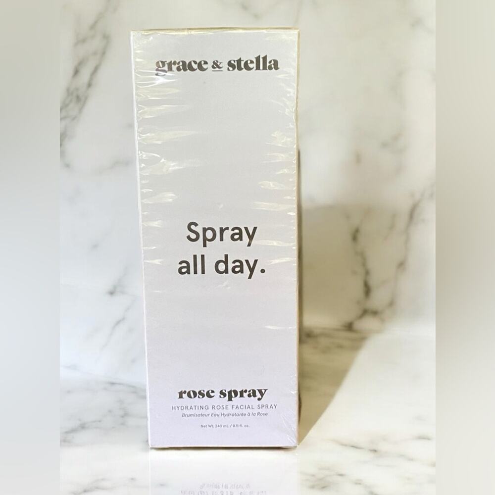 Grace & Stella Hydrating Rose Facial Spray 240ml / 8.11 fl oz SEALED